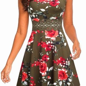 Homeyee Cocktail A-Line  Dress